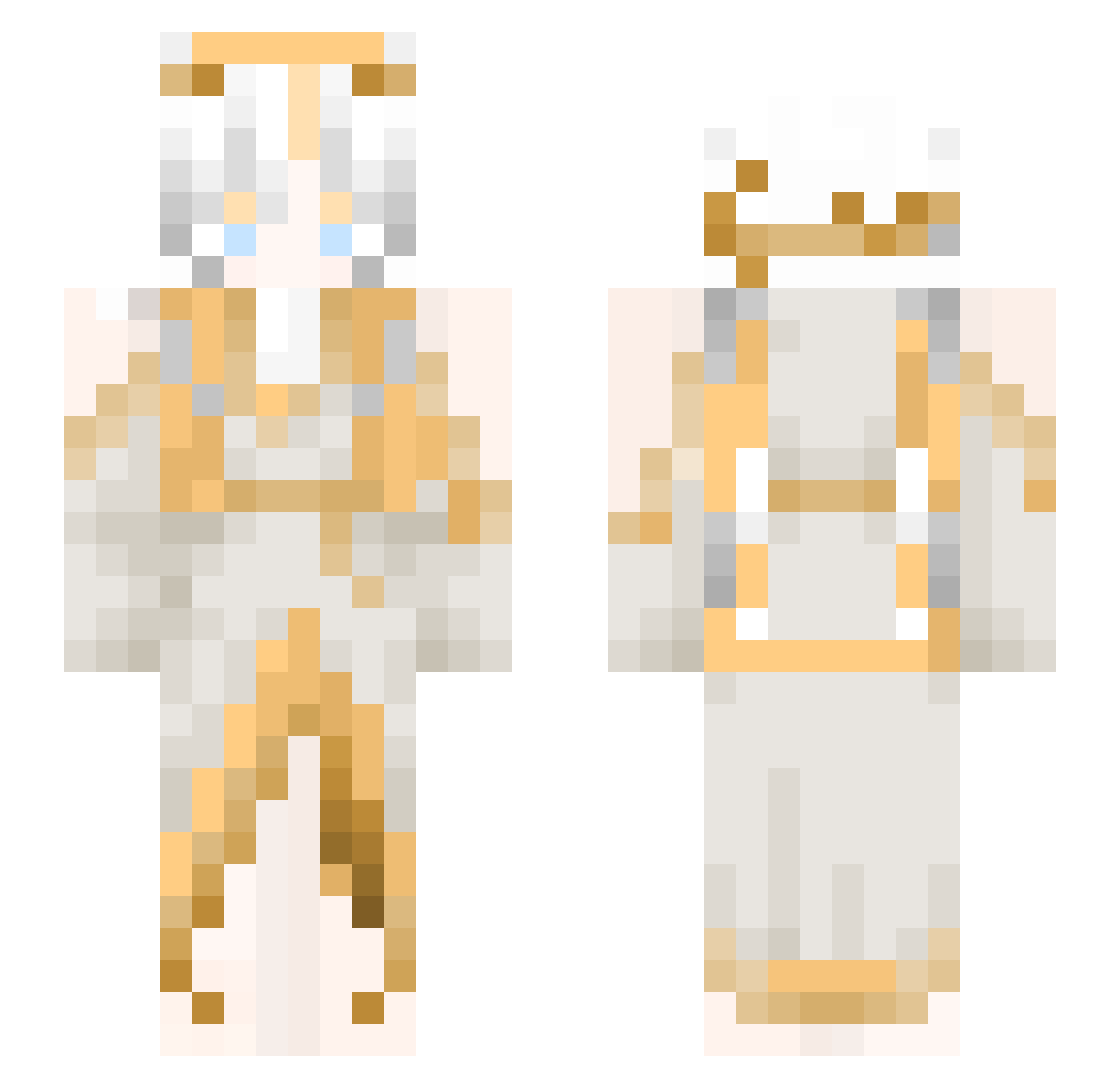 Meliodas5 Minecraft skin, front and back view