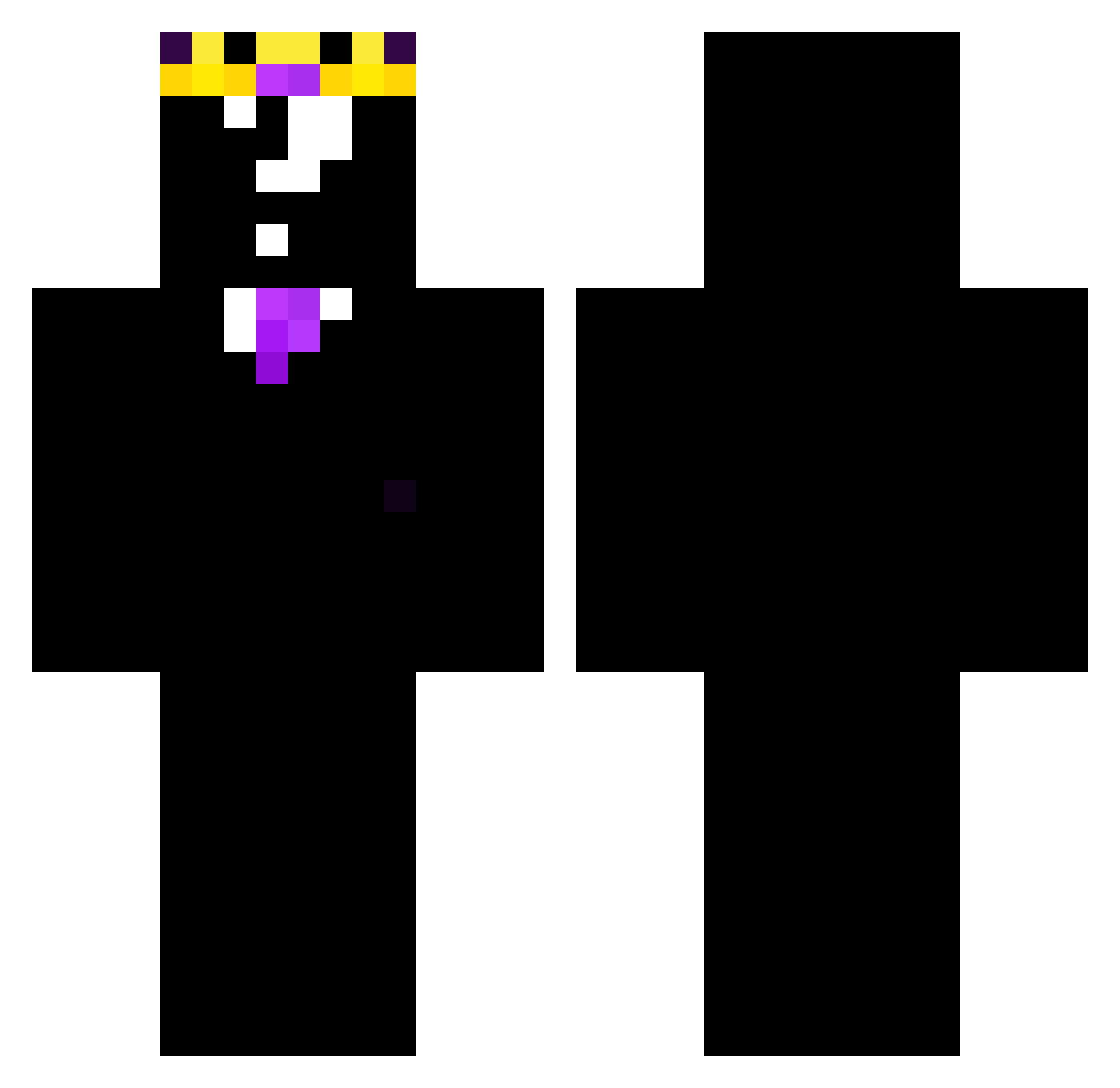 dada2231 Minecraft skin, front and back view