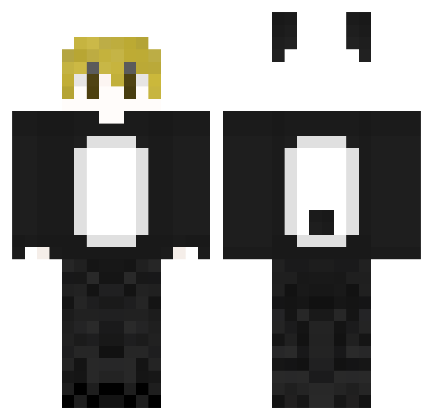 SoyGalletita_UwU Minecraft skin, front and back view