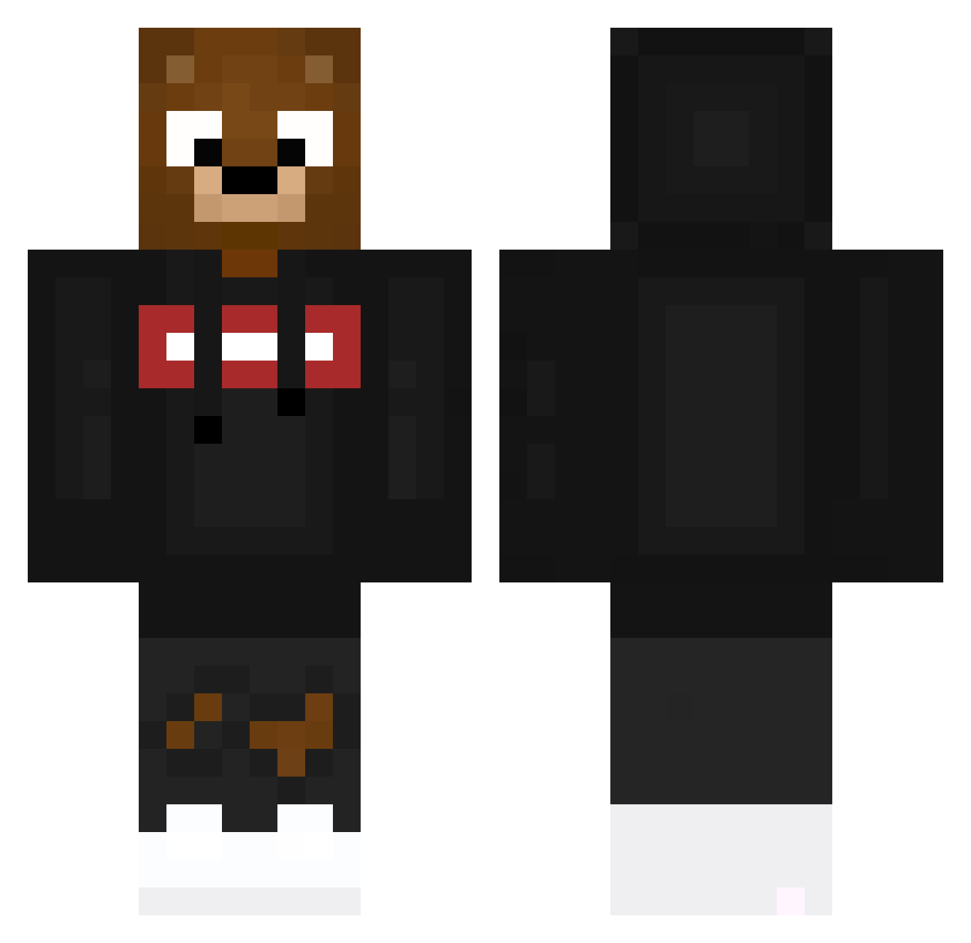 quinnert_V Minecraft skin, front and back view