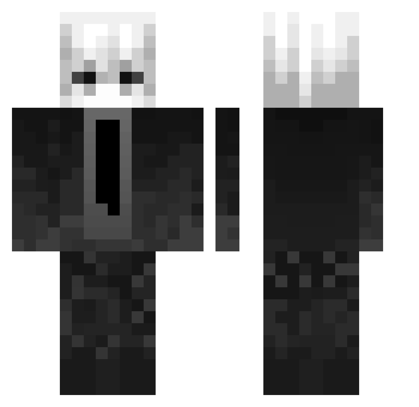 ikyizhi Minecraft skin, front and back view