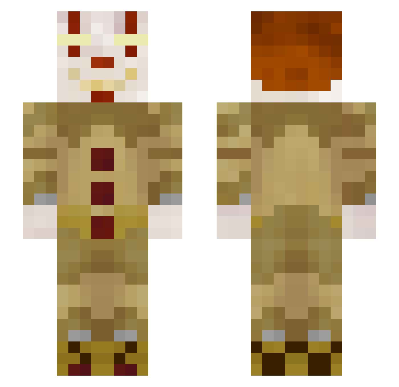 zT_OsmanEfe_Tz Minecraft skin, front and back view