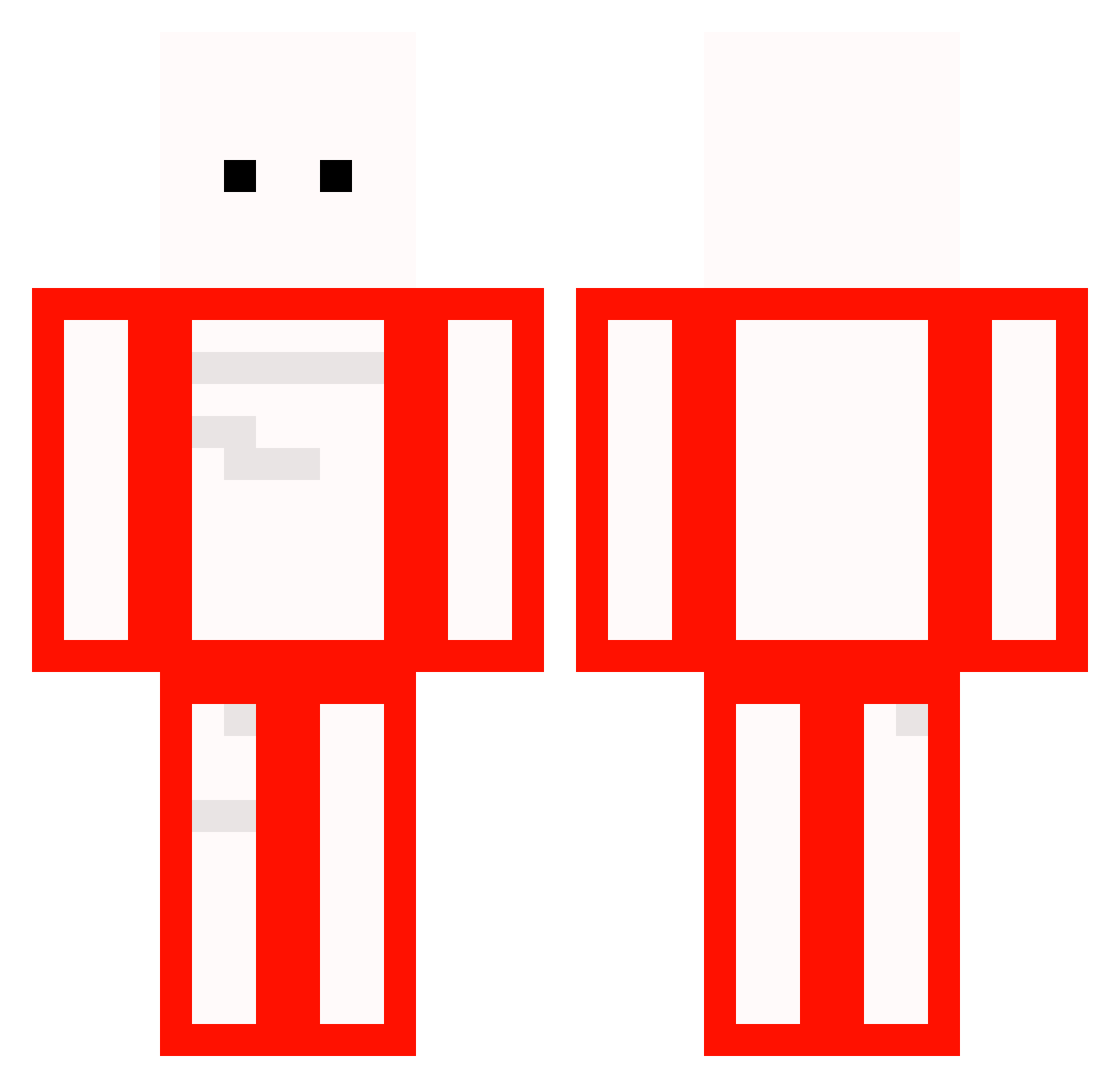 vanessa_kang Minecraft skin, front and back view