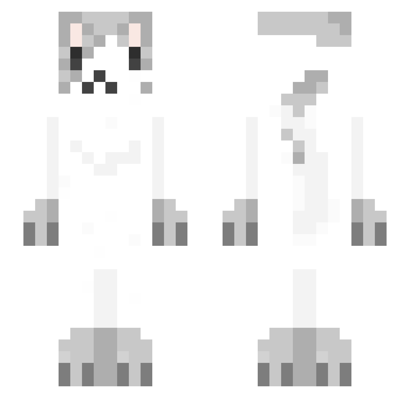 coffee703 Minecraft skin, front and back view