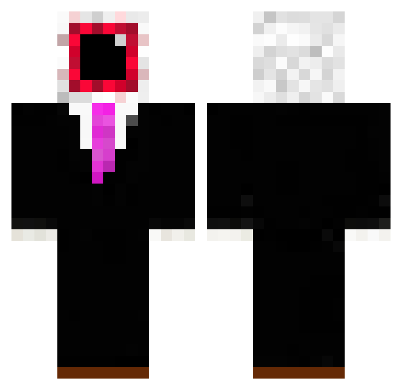 johnjohn2448 Minecraft skin, front and back view