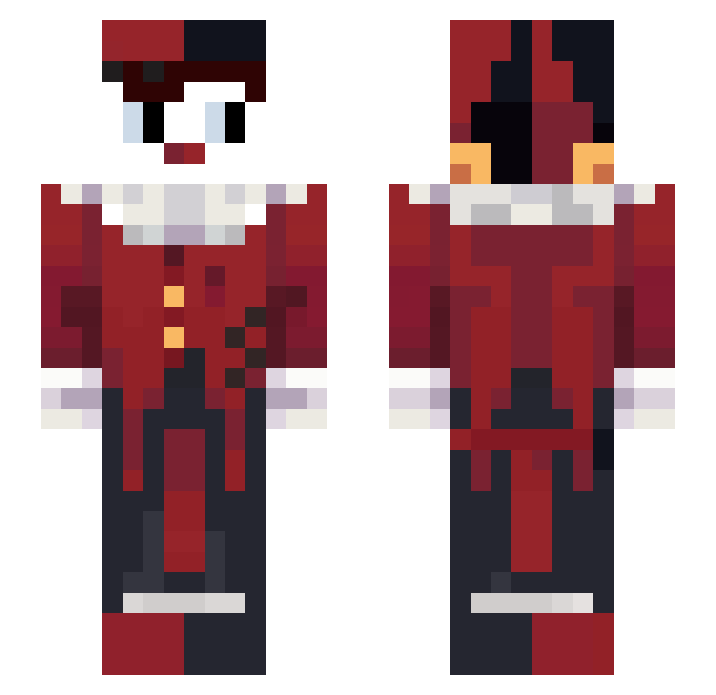 DyAyy__ Minecraft skin, front and back view