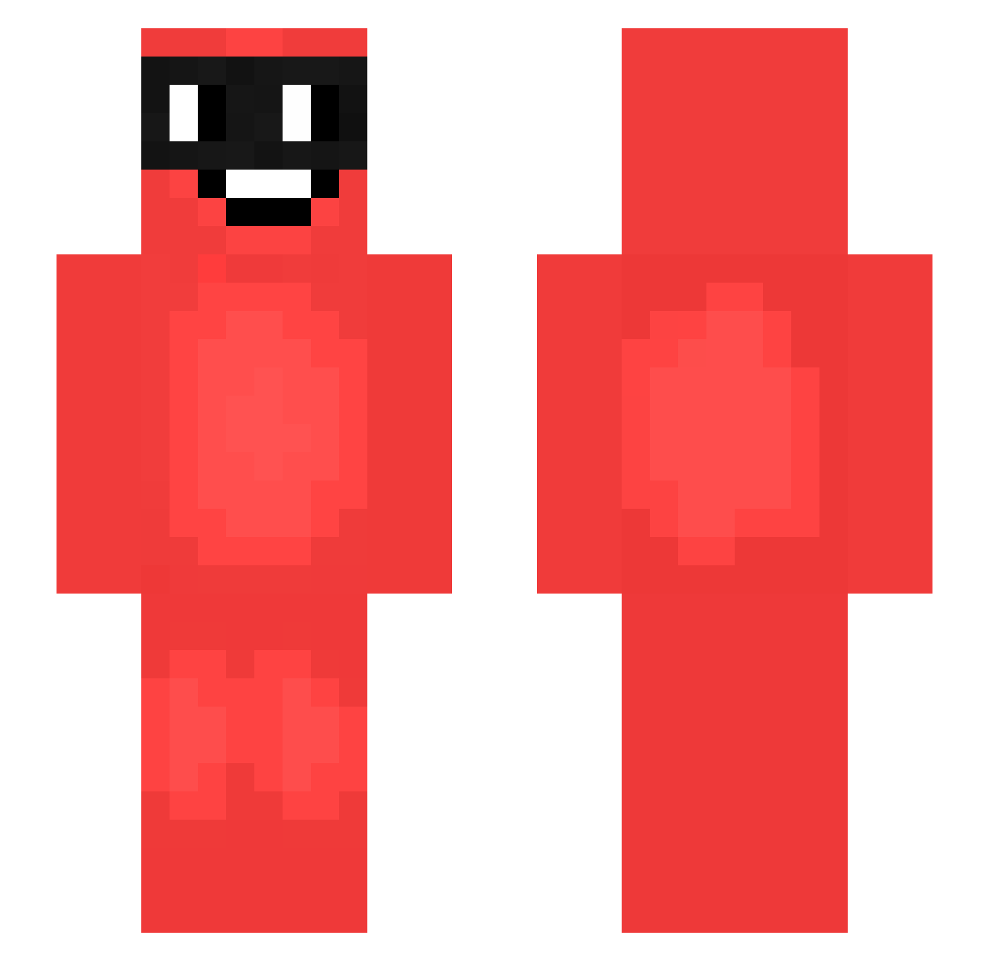 seesphan Minecraft skin, front and back view