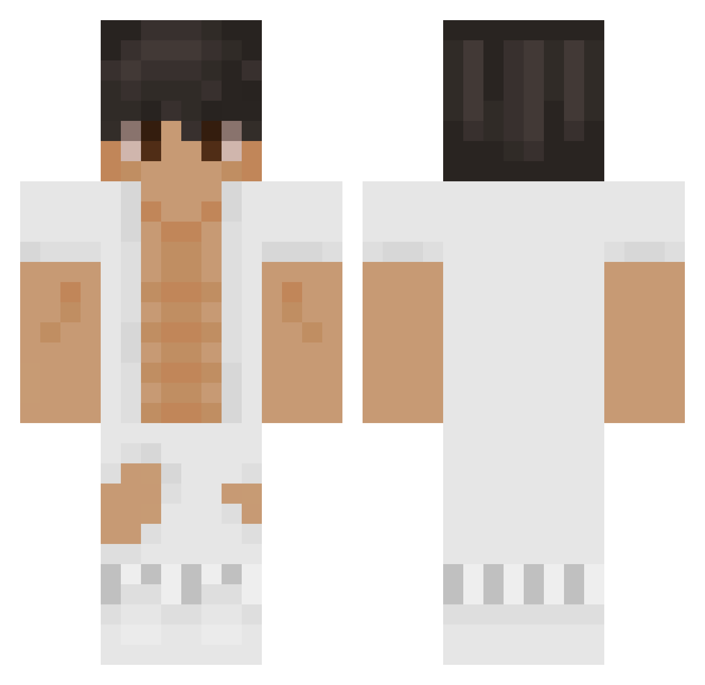 NAVIIAN Minecraft skin, front and back view
