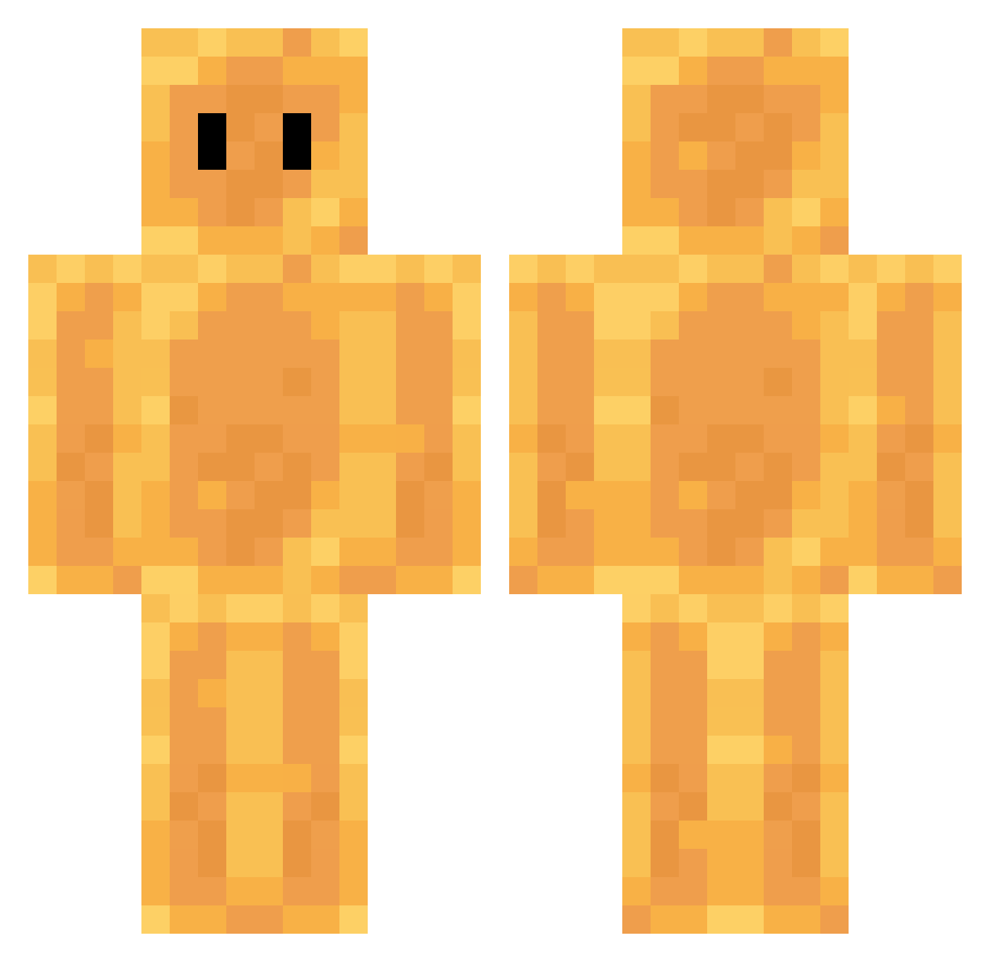 HUNAJAINEN1 Minecraft skin, front and back view