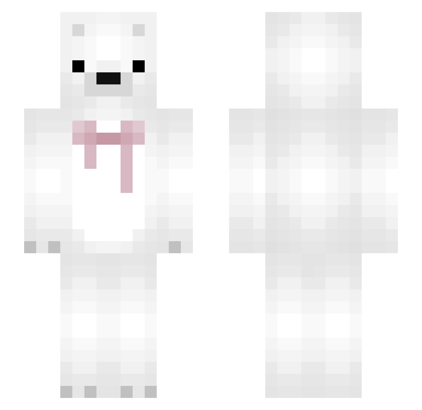 rabbuttss Minecraft skin, front and back view
