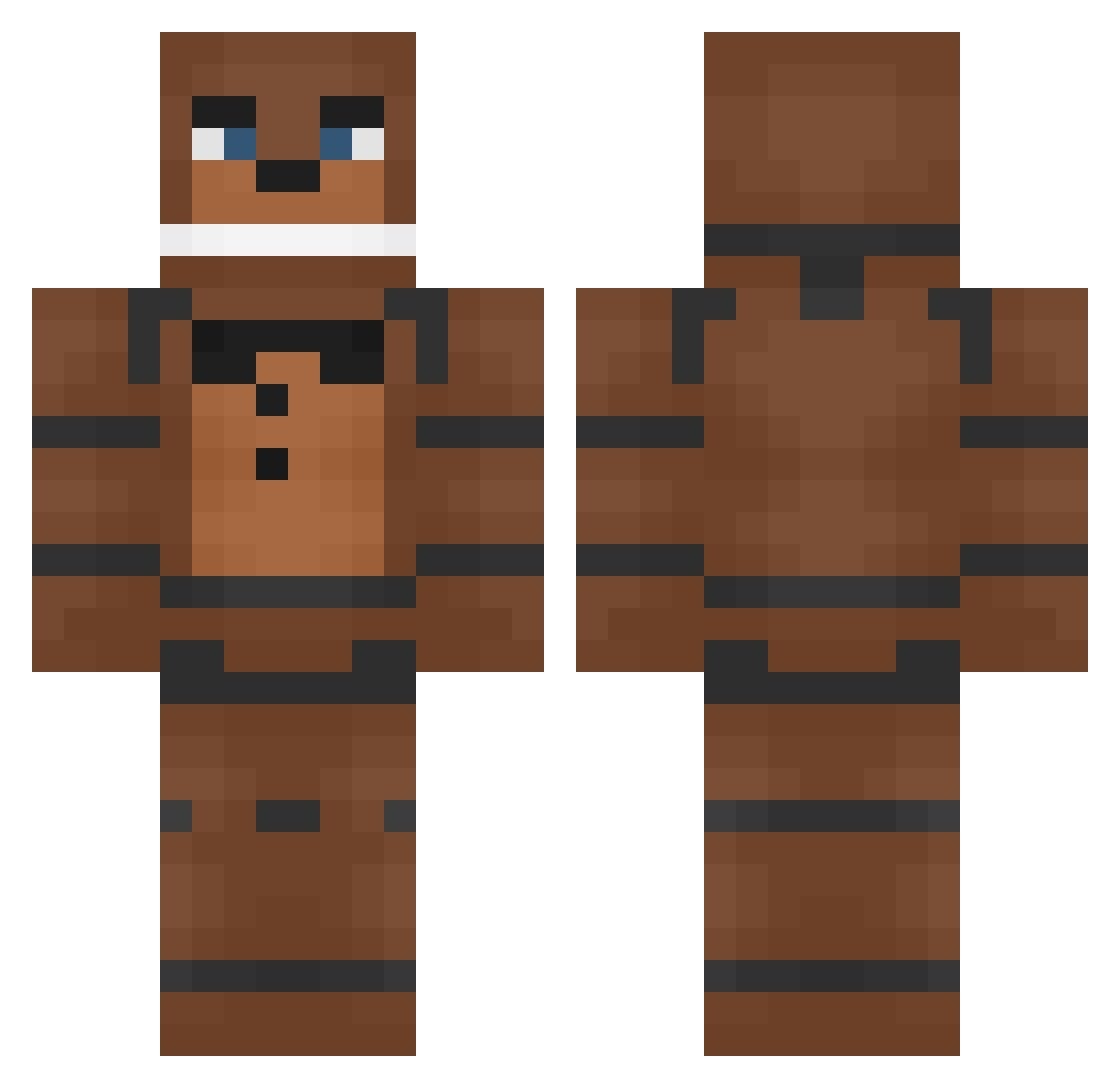 DUCATI0362 Minecraft skin, front and back view