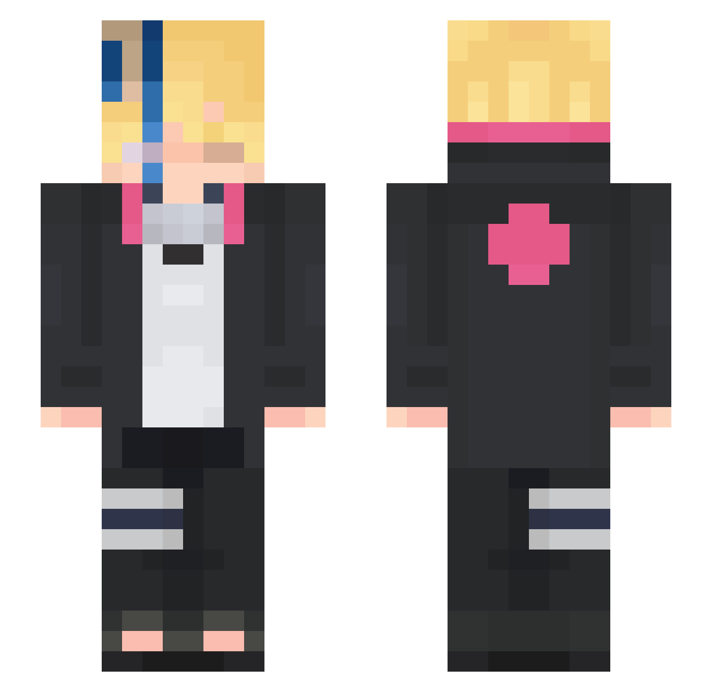 sean2014103 Minecraft skin, front and back view