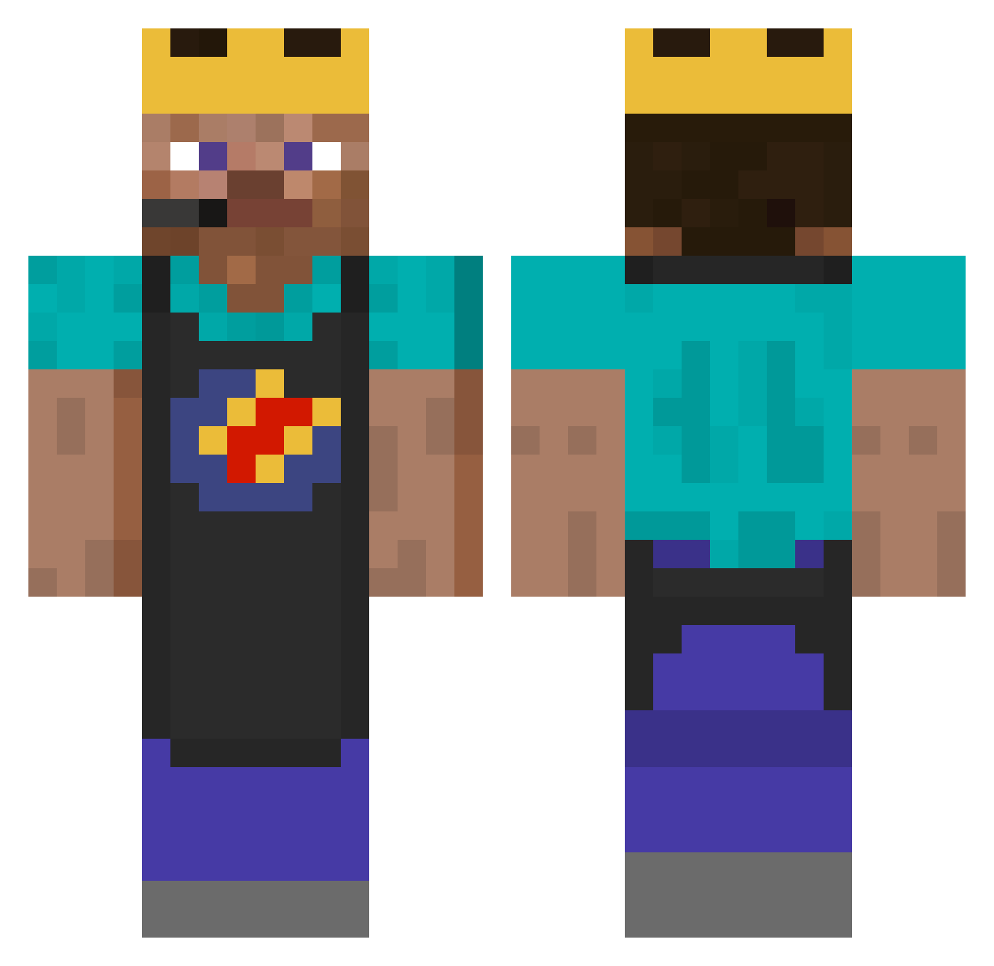 eldodo6369 Minecraft skin, front and back view