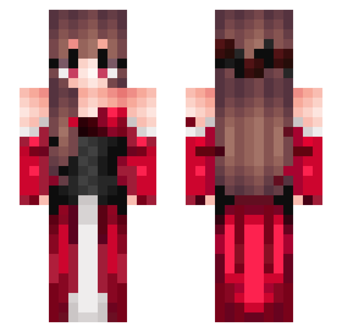 random_pog Minecraft skin, front and back view