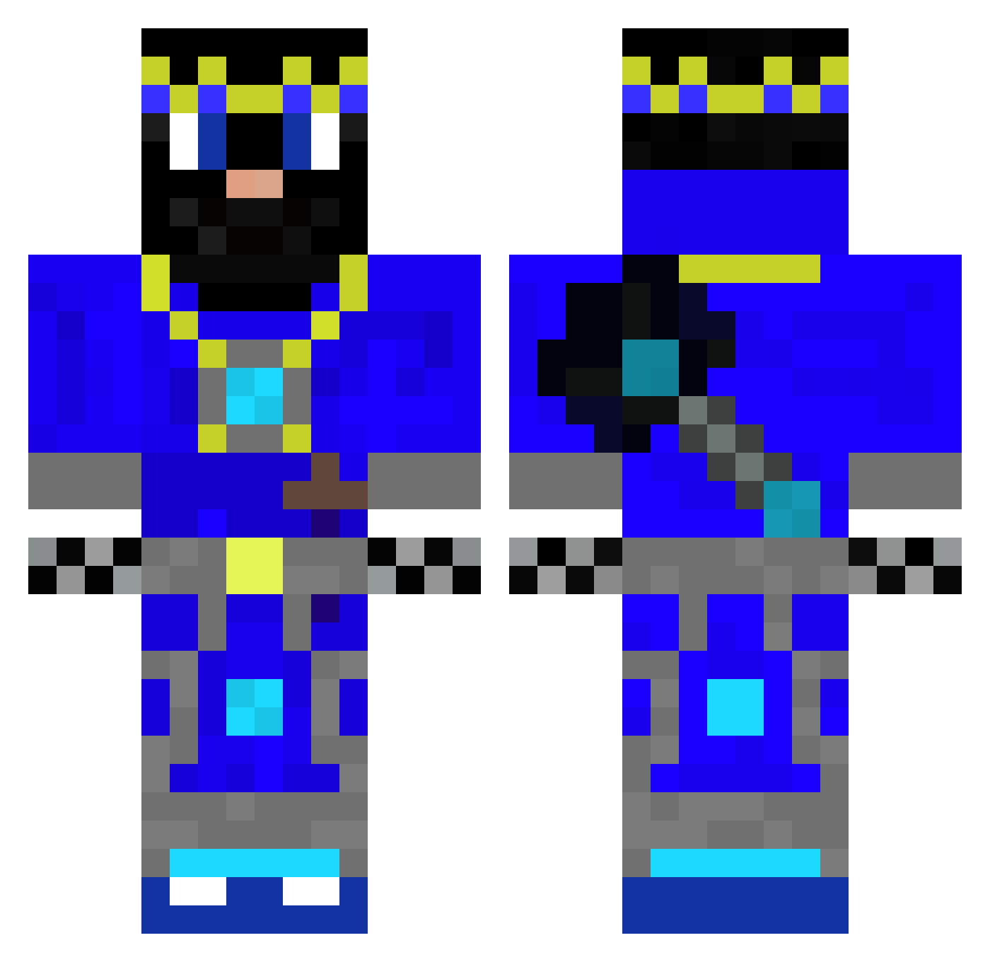 reemlahmani Minecraft skin, front and back view