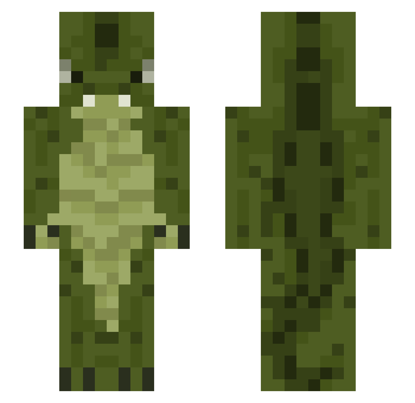 Sight_best Minecraft skin, front and back view