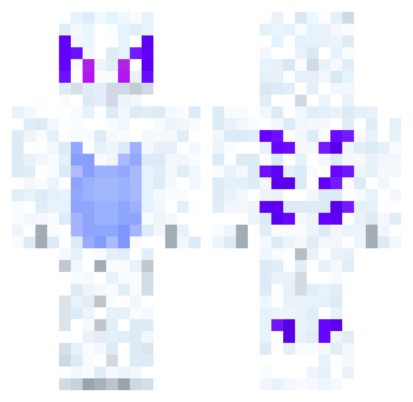 UnlimitedMcCoy Minecraft skin, front and back view