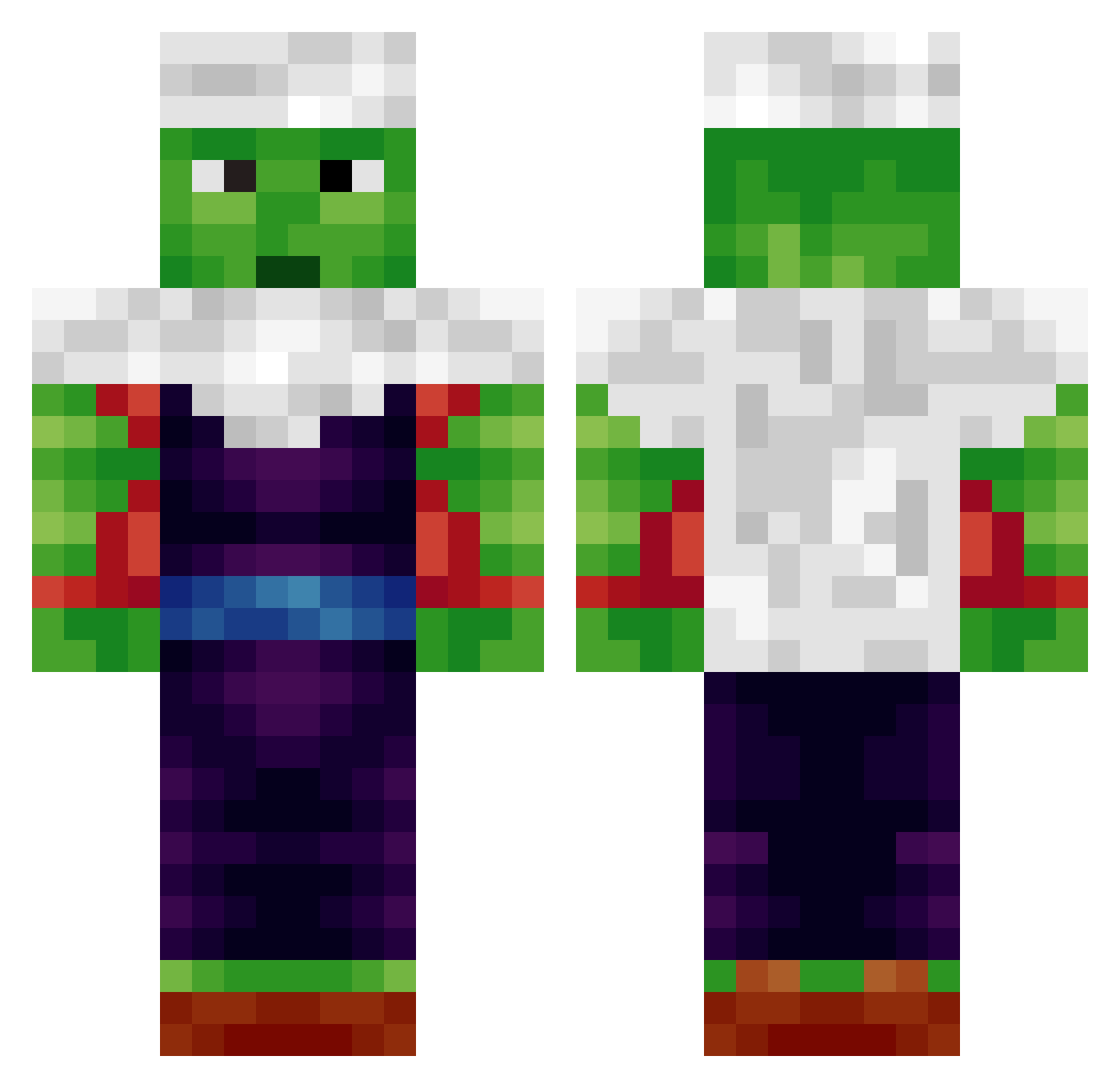 Gona_db Minecraft skin, front and back view