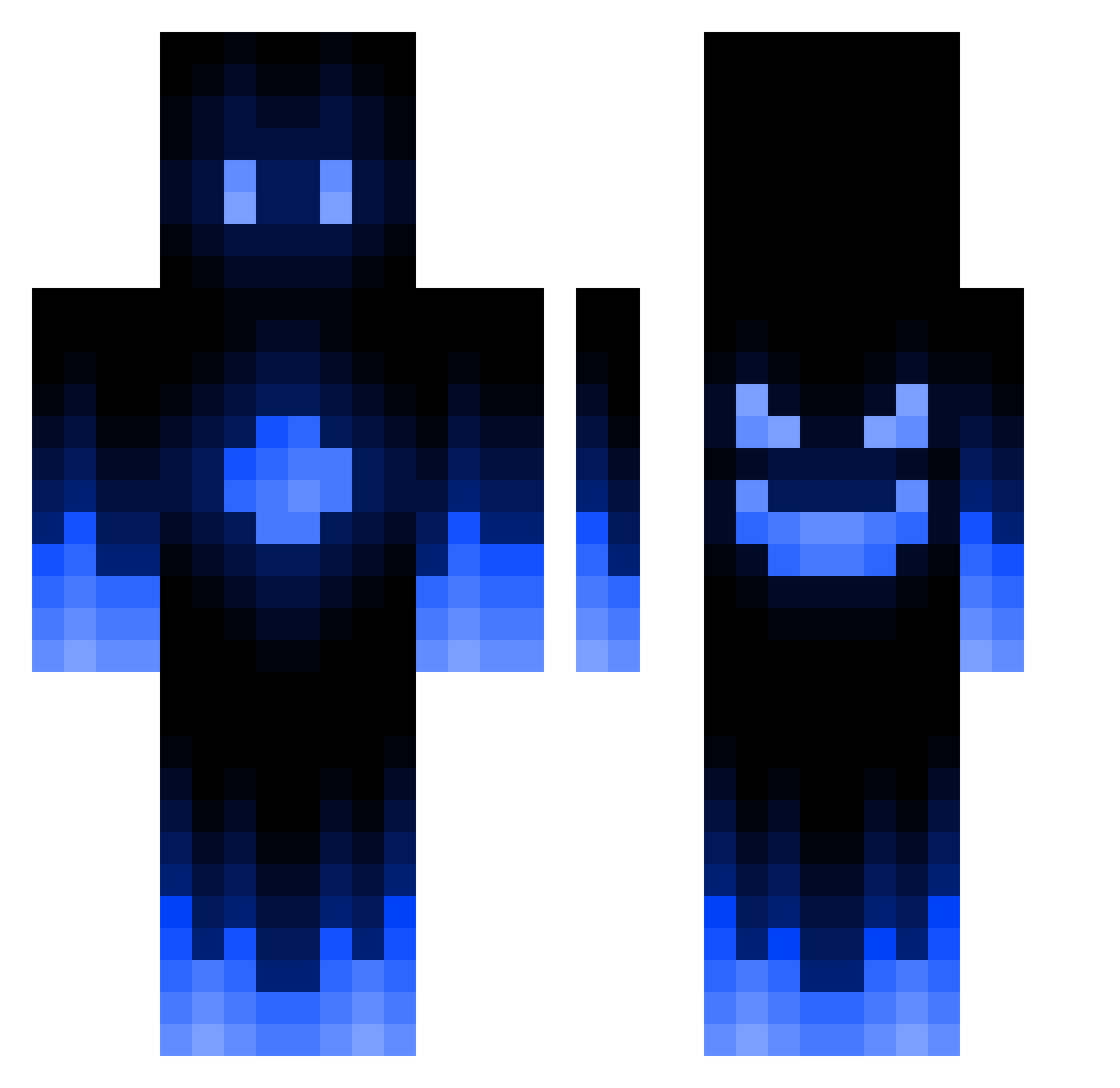 Lulux_63 Minecraft skin, front and back view