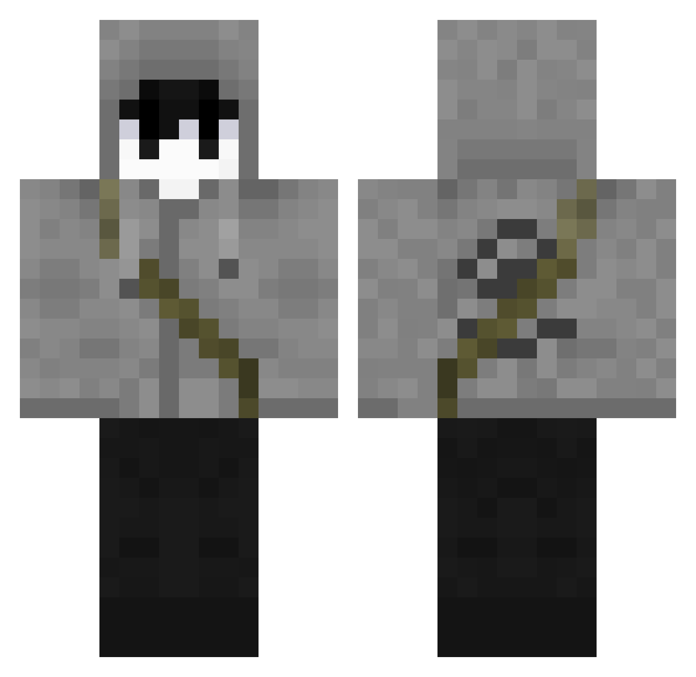 Alvaro142 Minecraft skin, front and back view