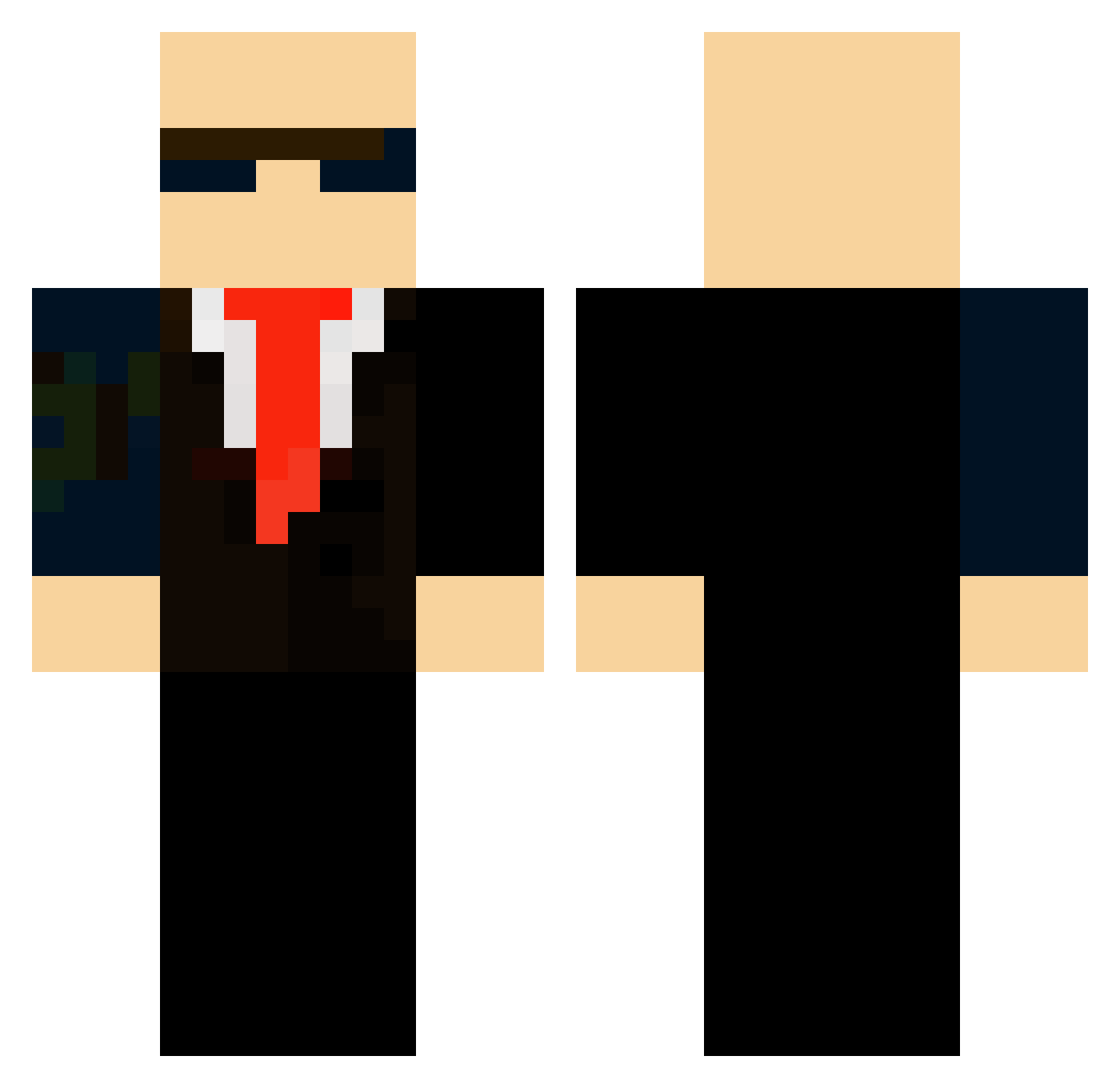 cofy69 Minecraft skin, front and back view