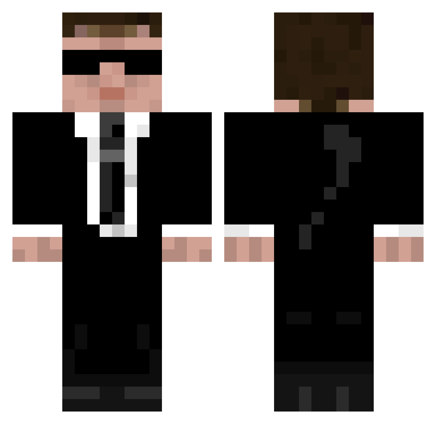 fellinger144 Minecraft skin, front and back view