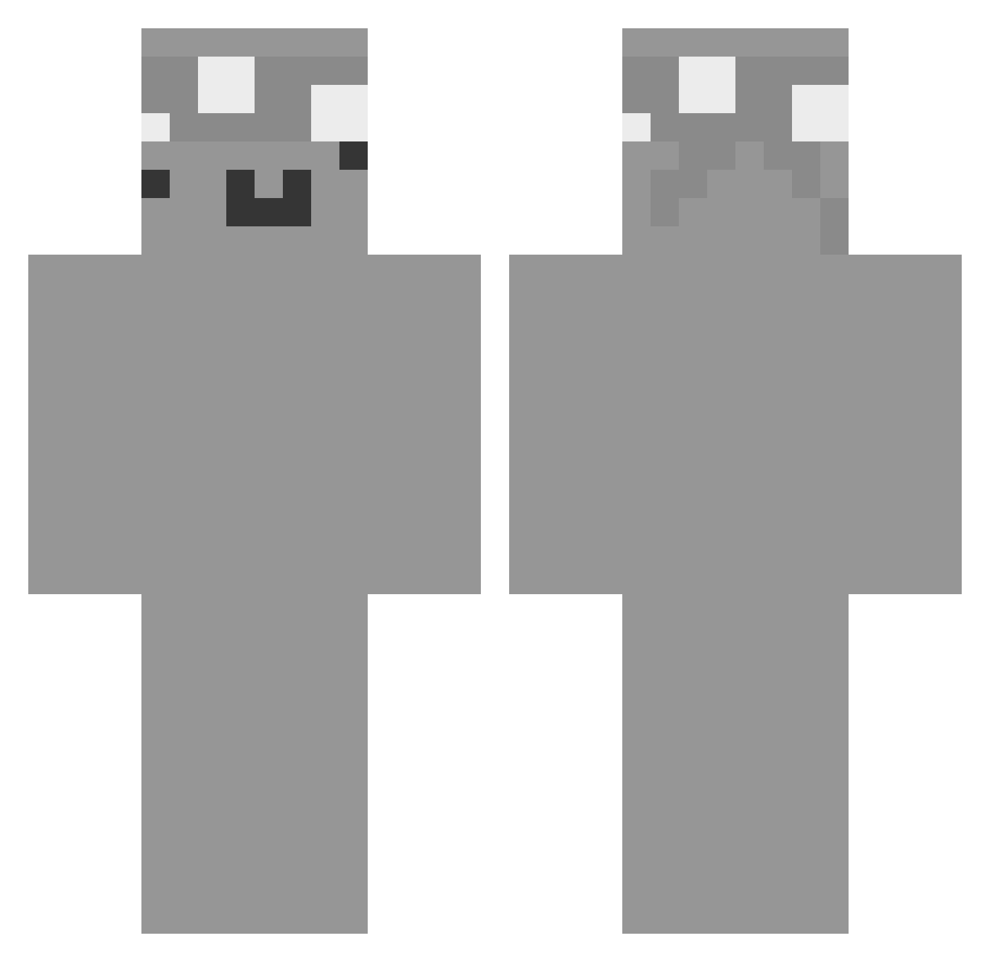 M4GM4T1C Minecraft skin, front and back view