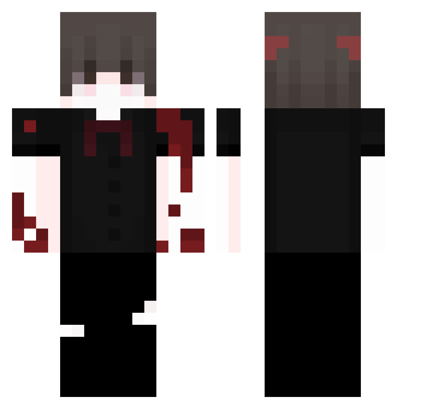 ImCarry_ Minecraft skin, front and back view