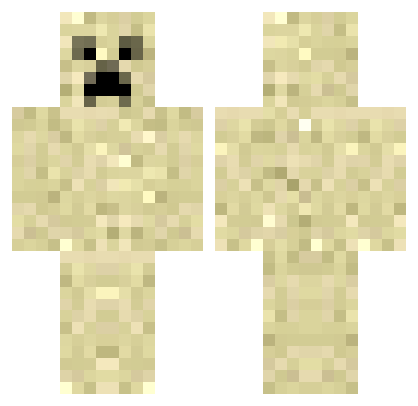 JJSmith2015 Minecraft skin, front and back view