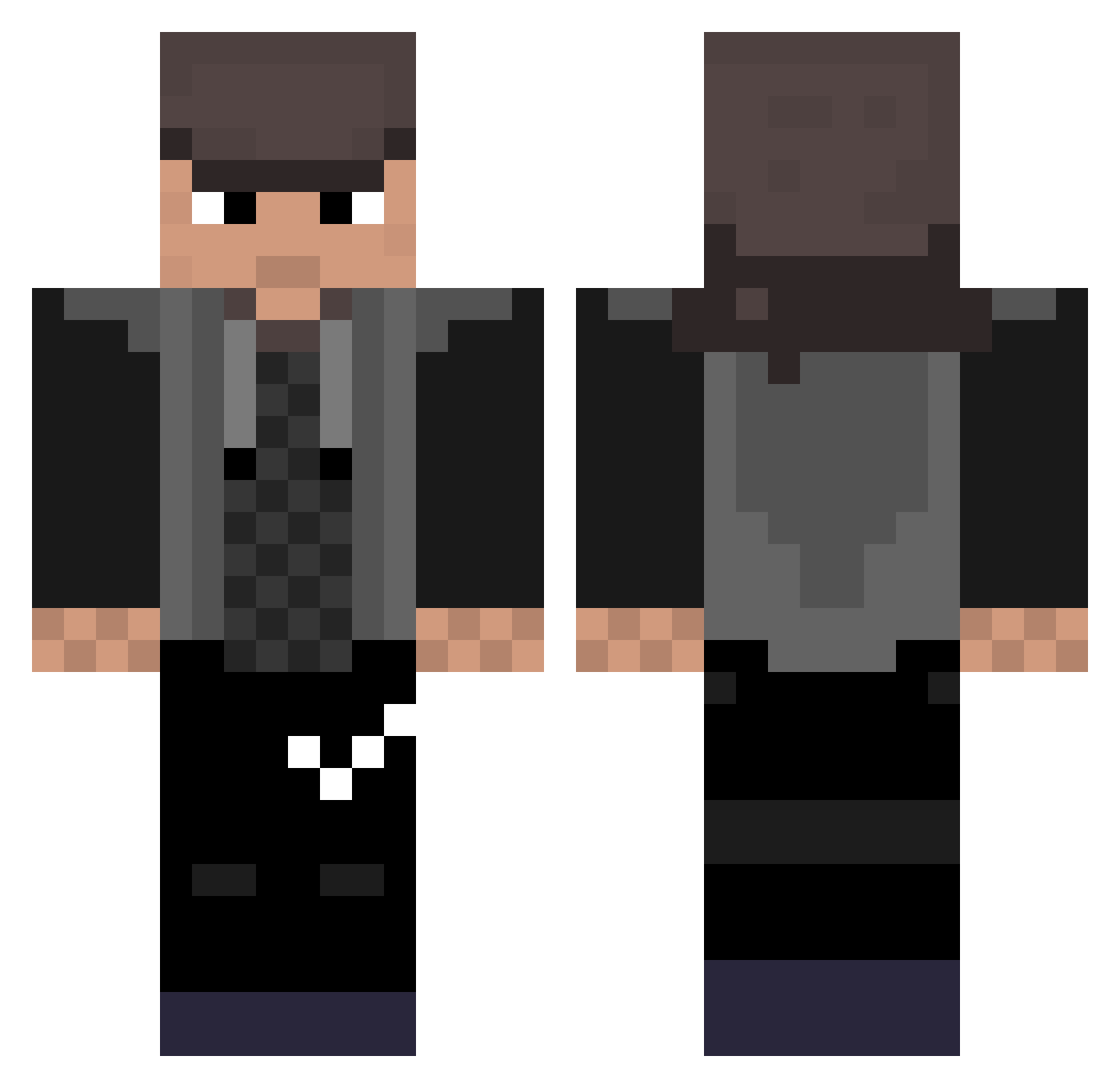 Mc_Groz Minecraft skin, front and back view