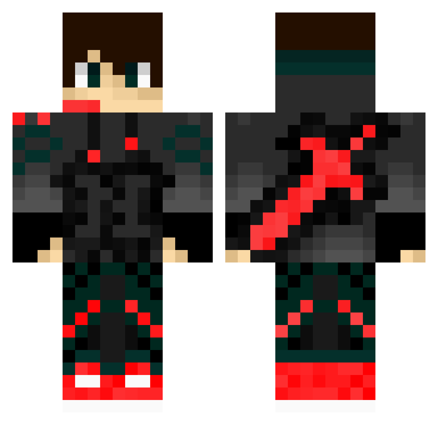 ViperousCarp2 Minecraft skin, front and back view