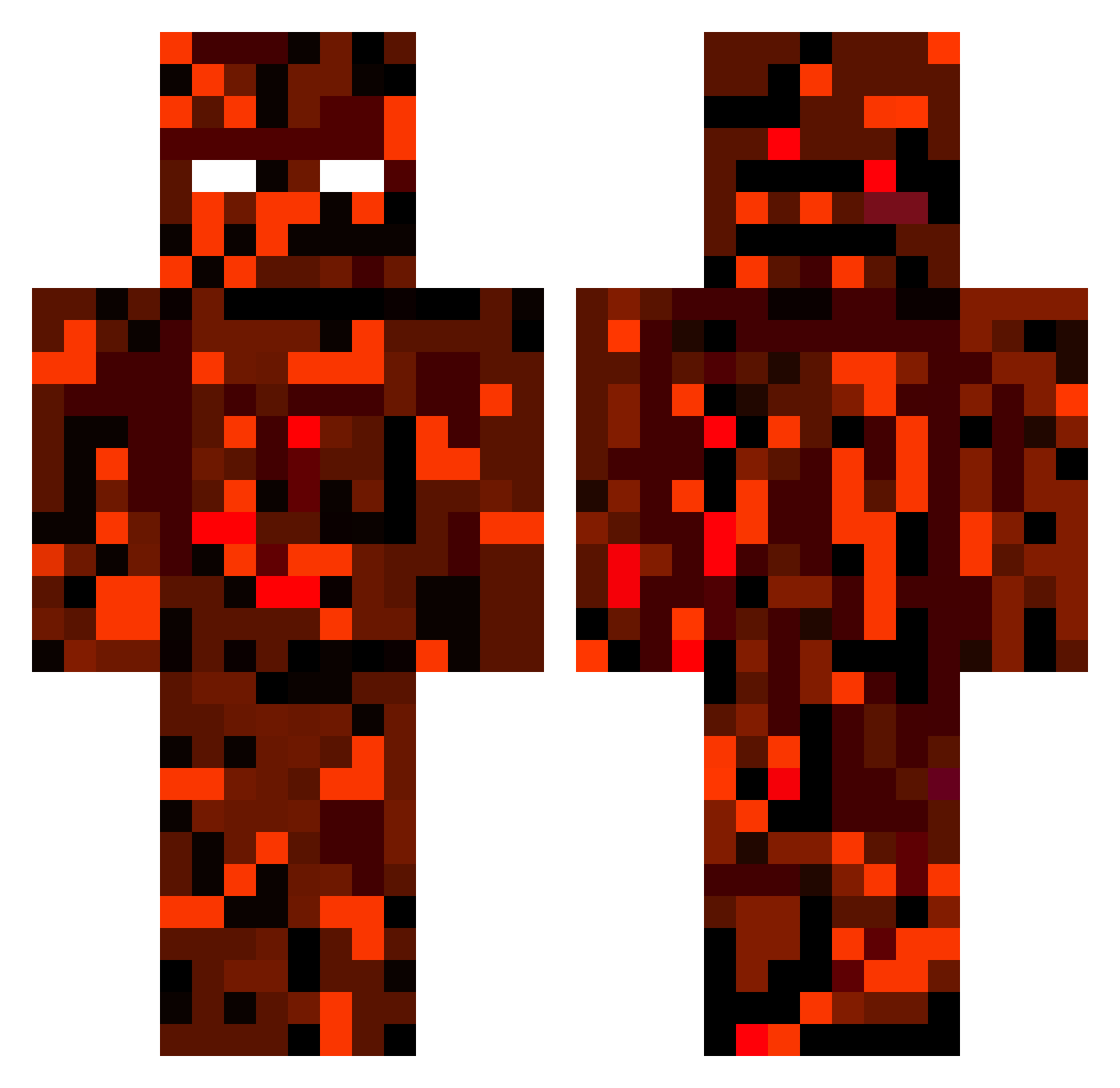 S0ulmnm Minecraft skin, front and back view