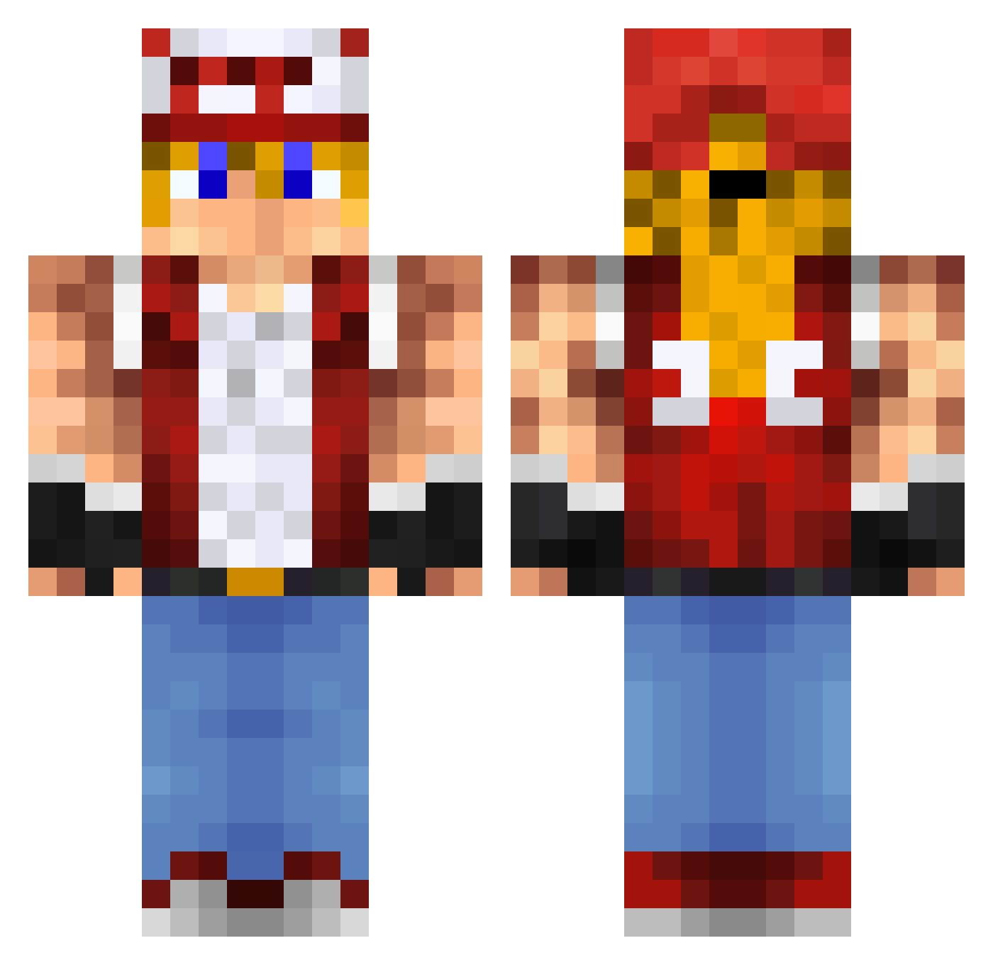 SUSHI_TABETAIlol Minecraft skin, front and back view