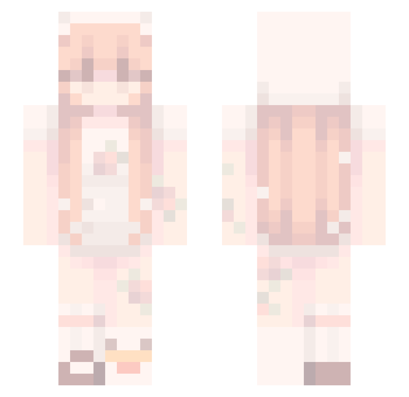 Bionix09 Minecraft skin, front and back view