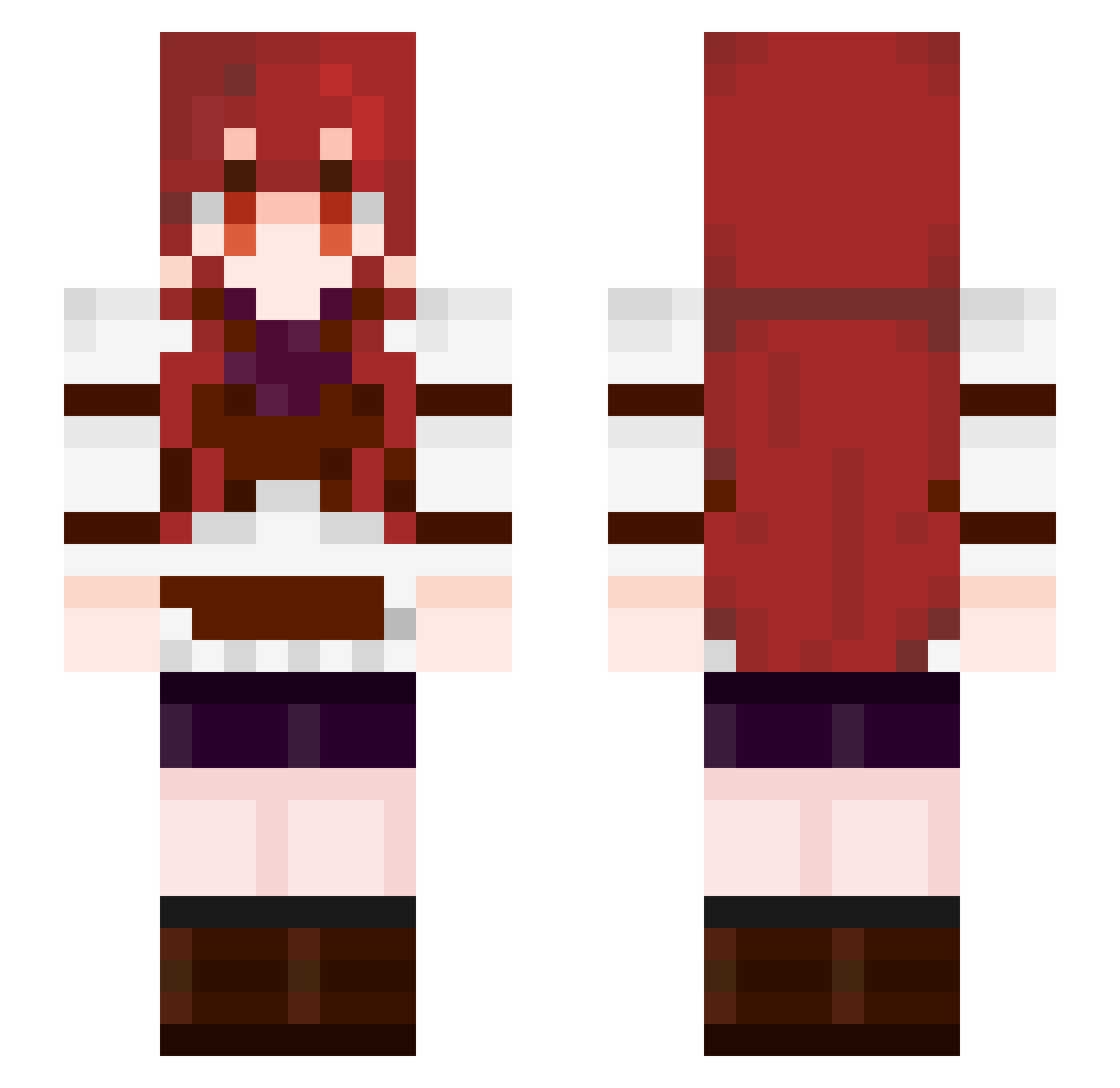 T_KOTS Minecraft skin, front and back view
