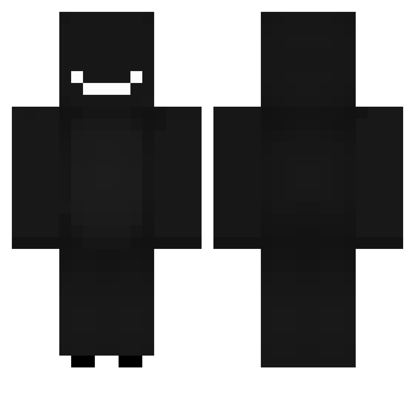 CarlRei Minecraft skin, front and back view