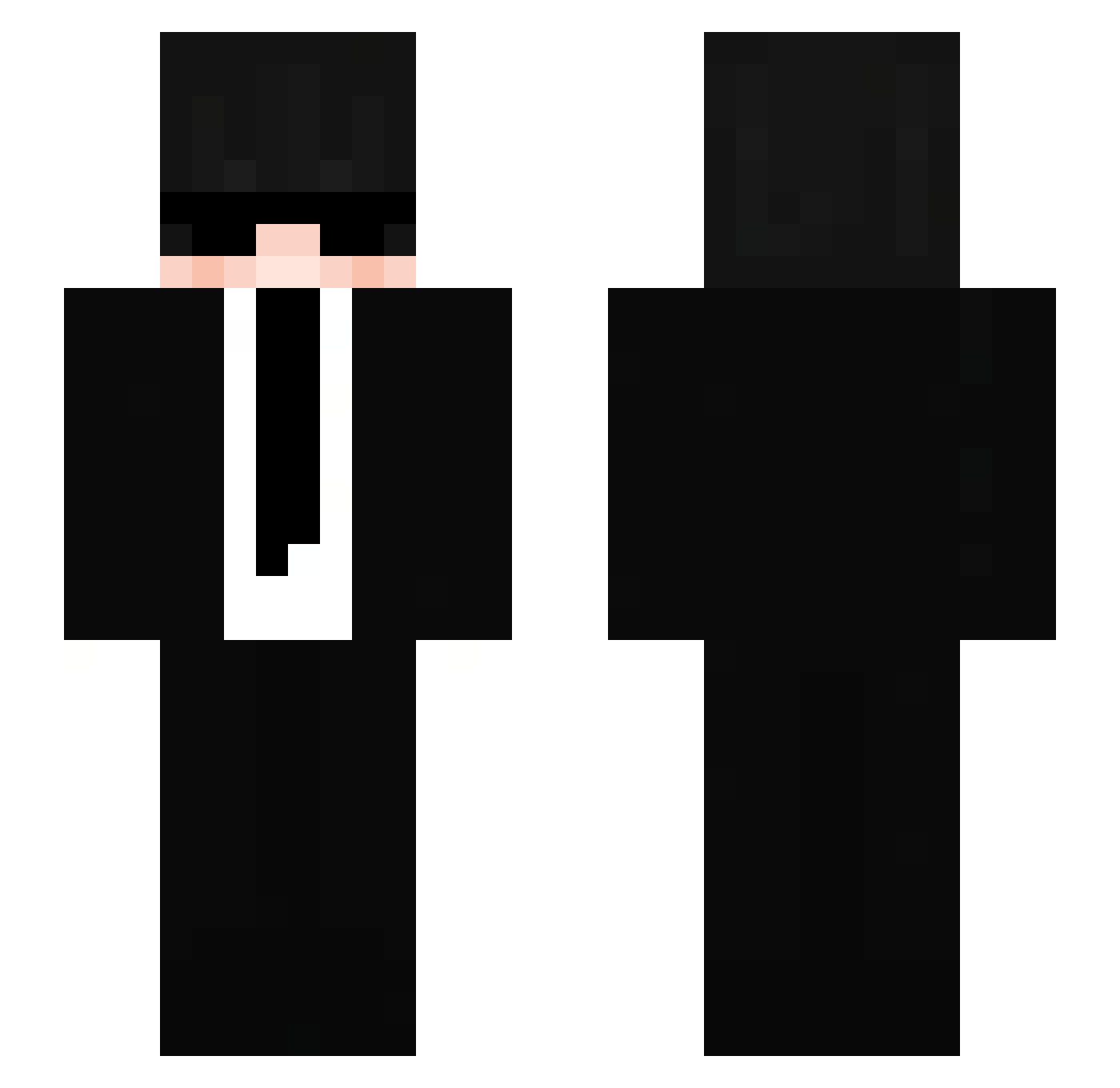 WAFCUHZ Minecraft skin, front and back view