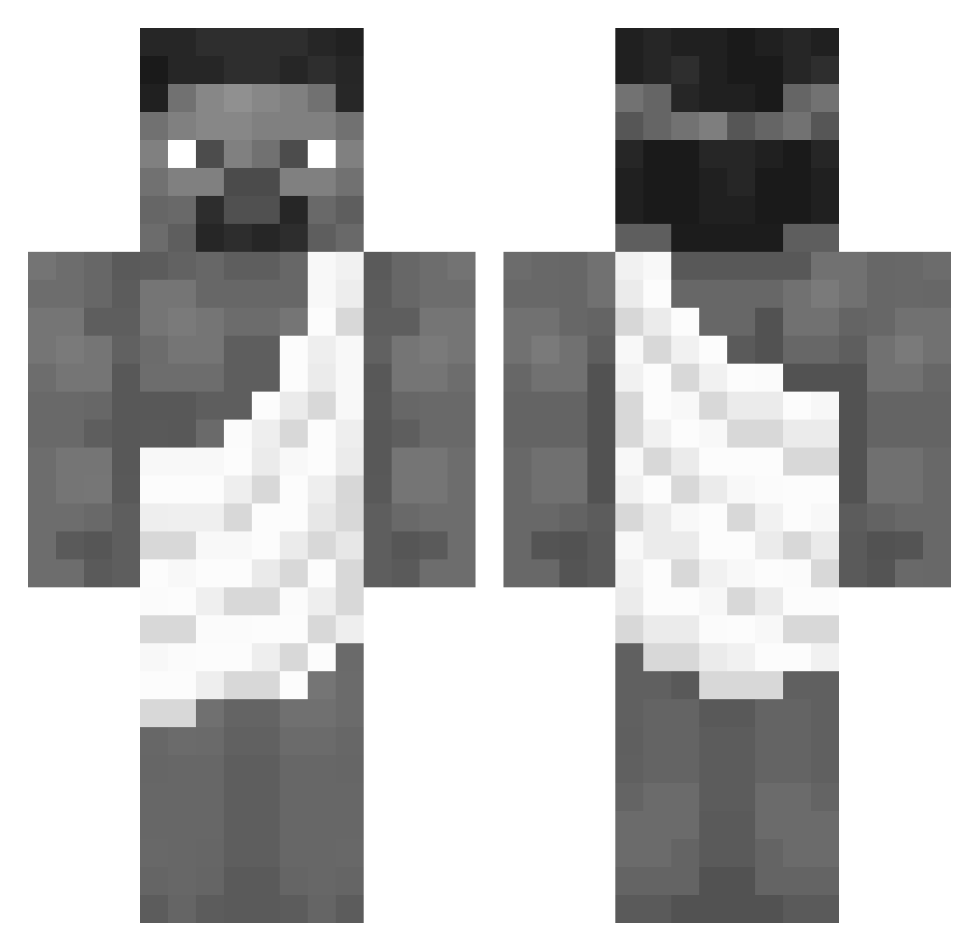 Mind8915 Minecraft skin, front and back view