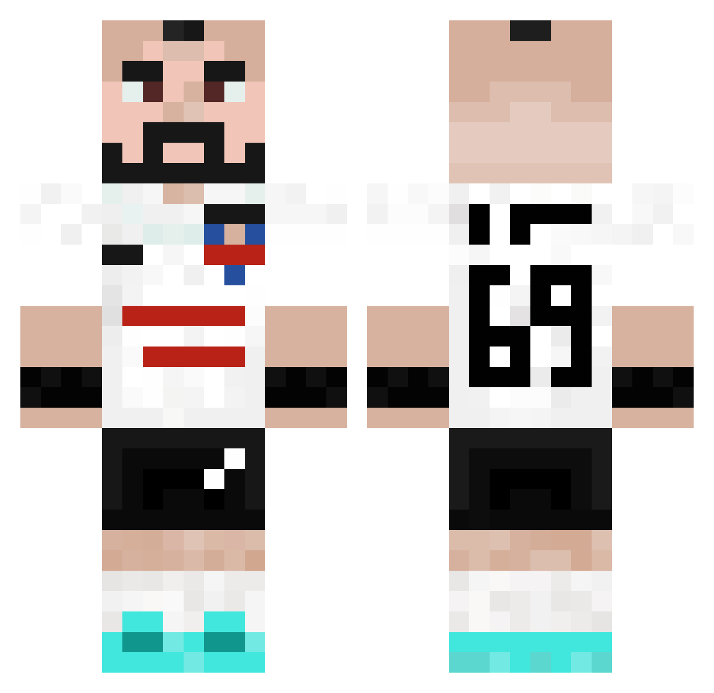 fxlipee__ Minecraft skin, front and back view