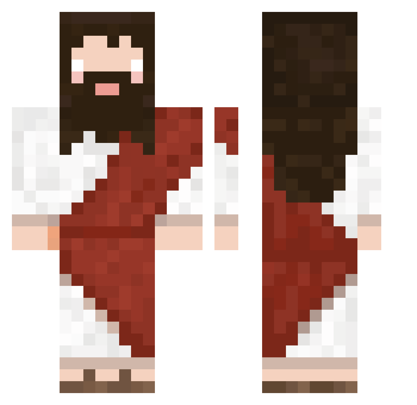 dead_fishh Minecraft skin, front and back view