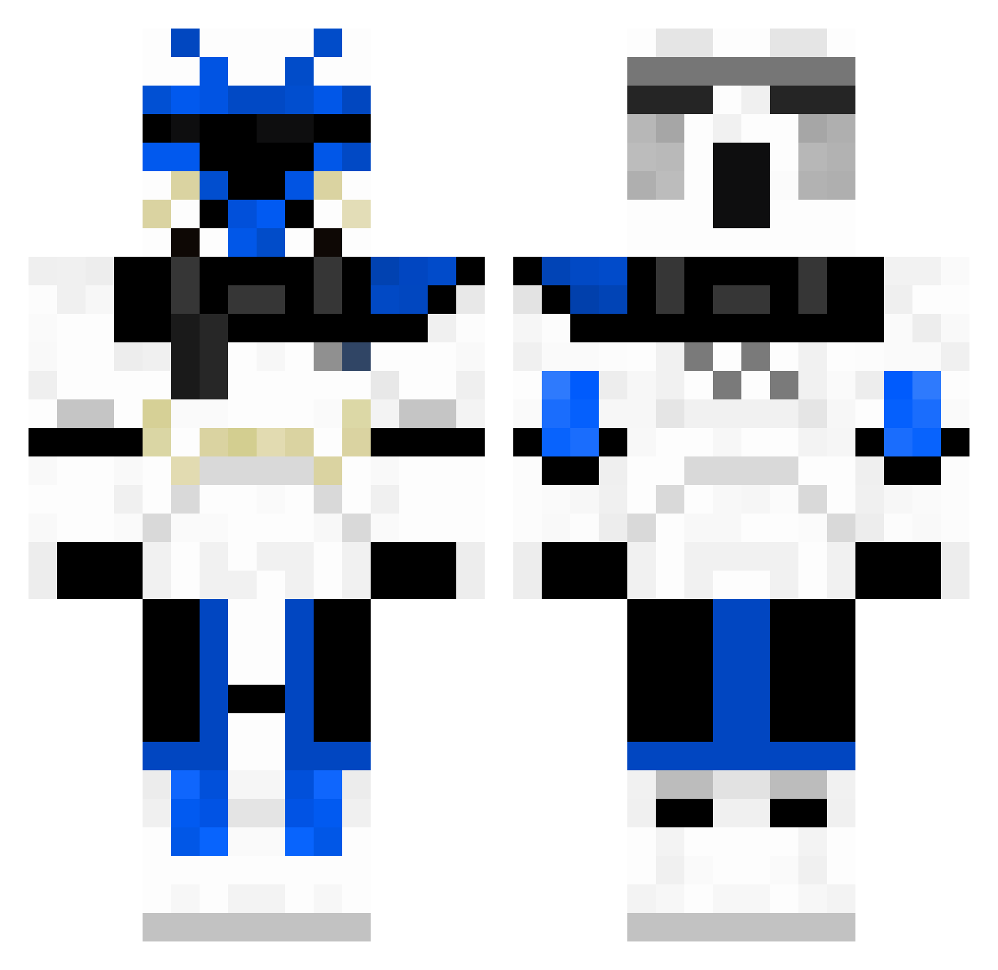 xNot_DerNicoooXx Minecraft skin, front and back view