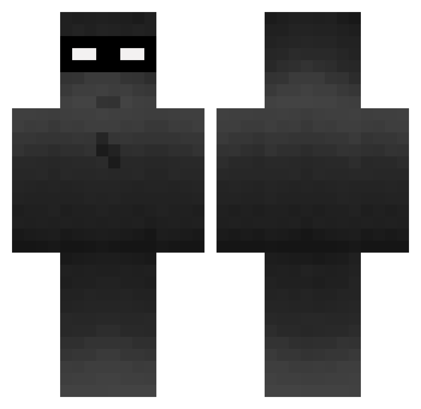 ArrobaEveryone Minecraft skin, front and back view