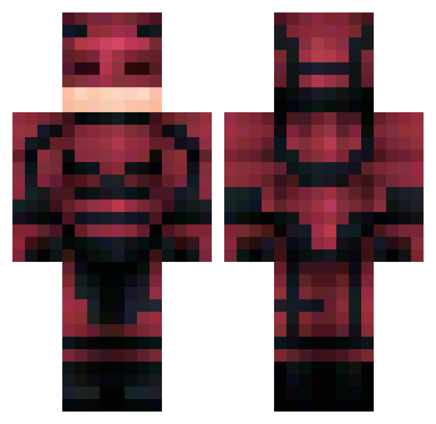 szczurki12345 Minecraft skin, front and back view