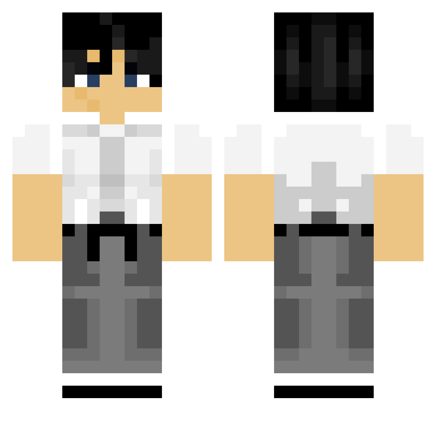 thatonedude1500 Minecraft skin, front and back view