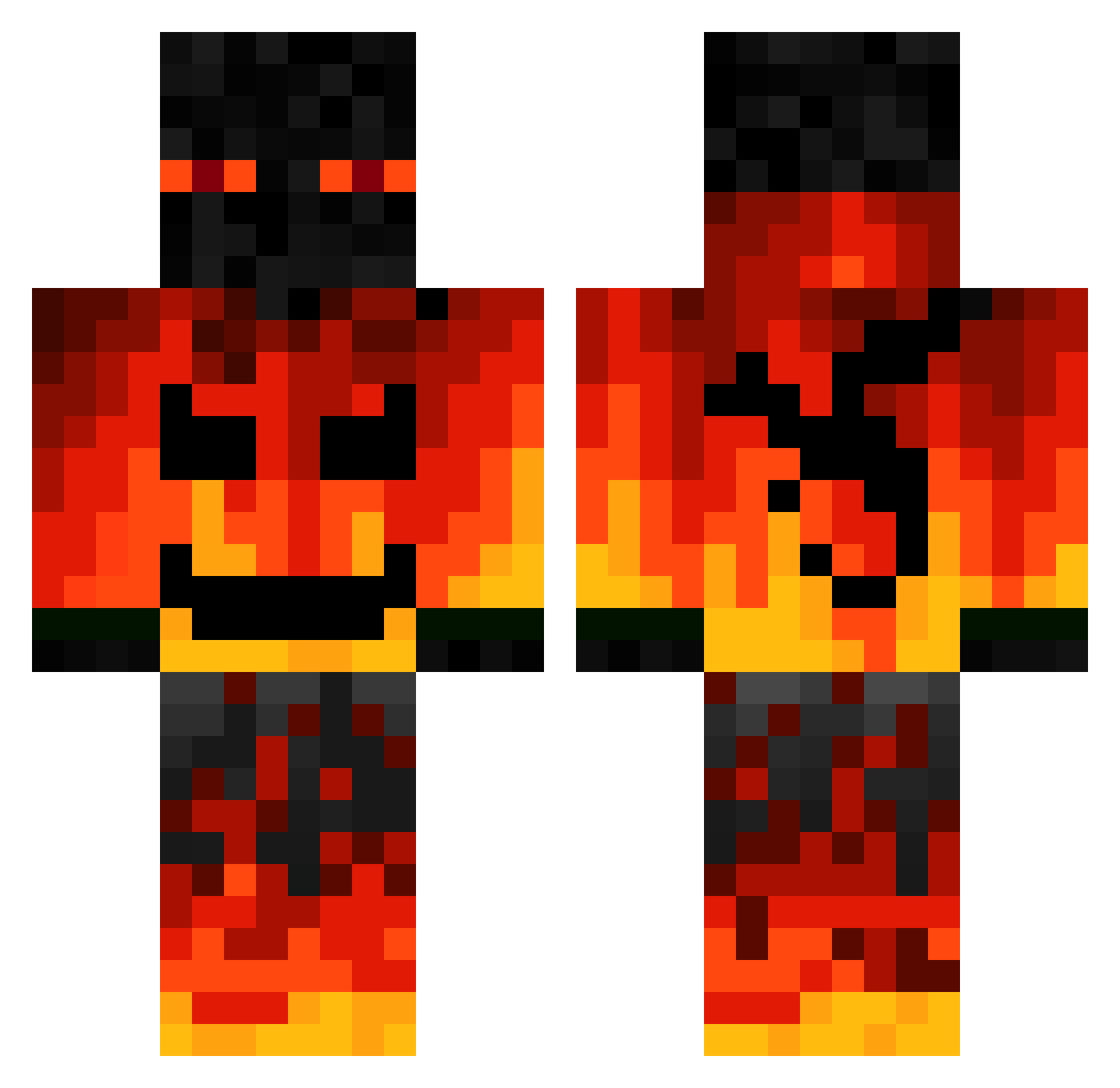 James_nms Minecraft skin, front and back view