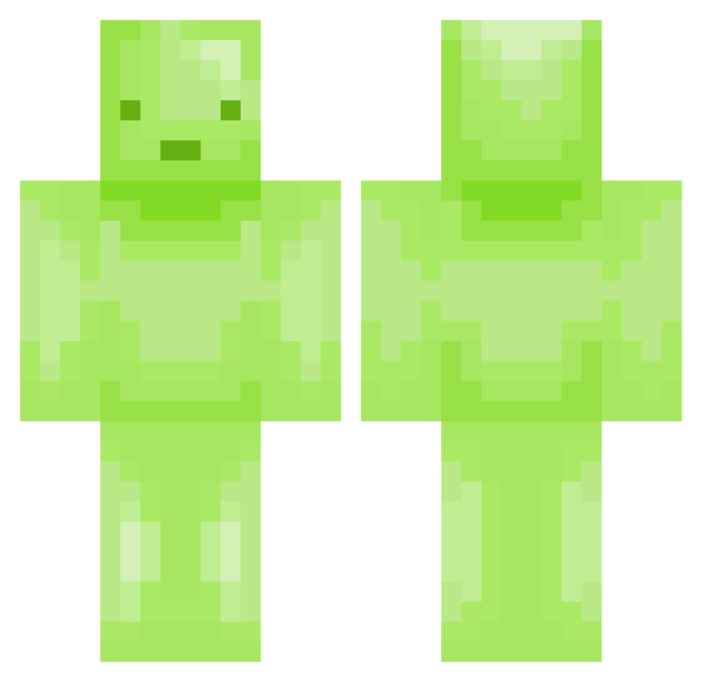smiskilover2 Minecraft skin, front and back view