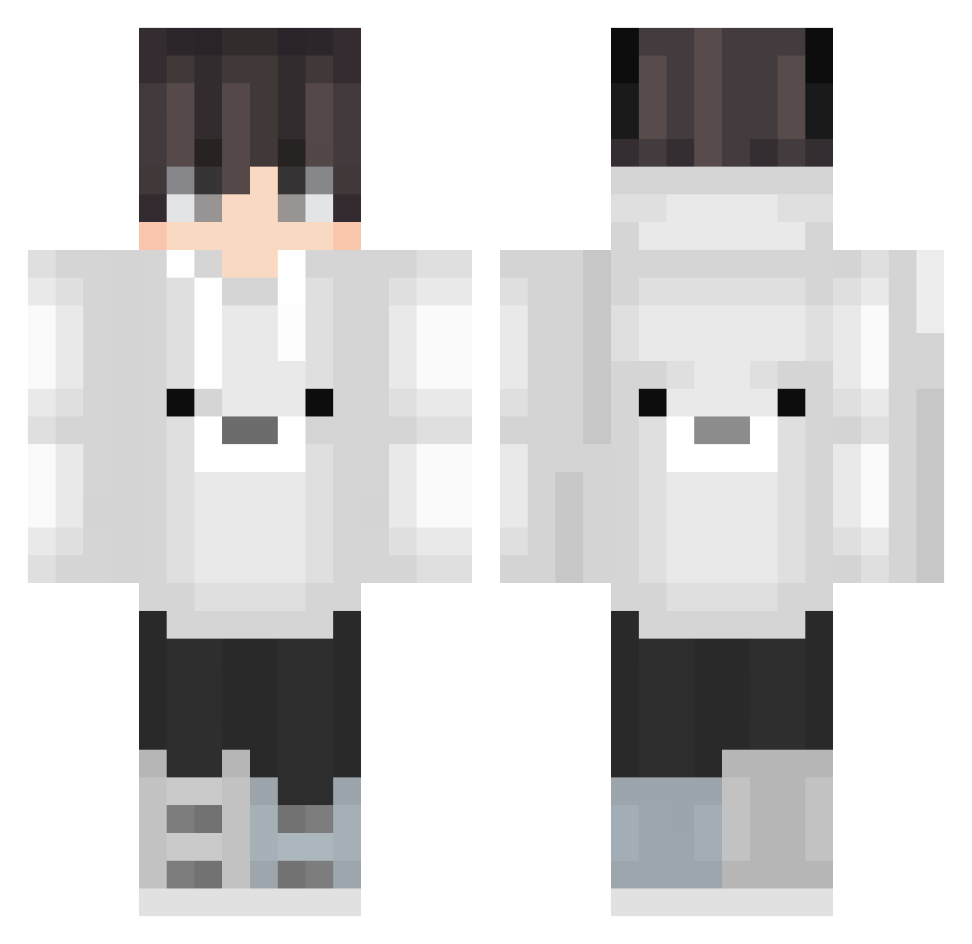 StrengthChaining Minecraft skin, front and back view
