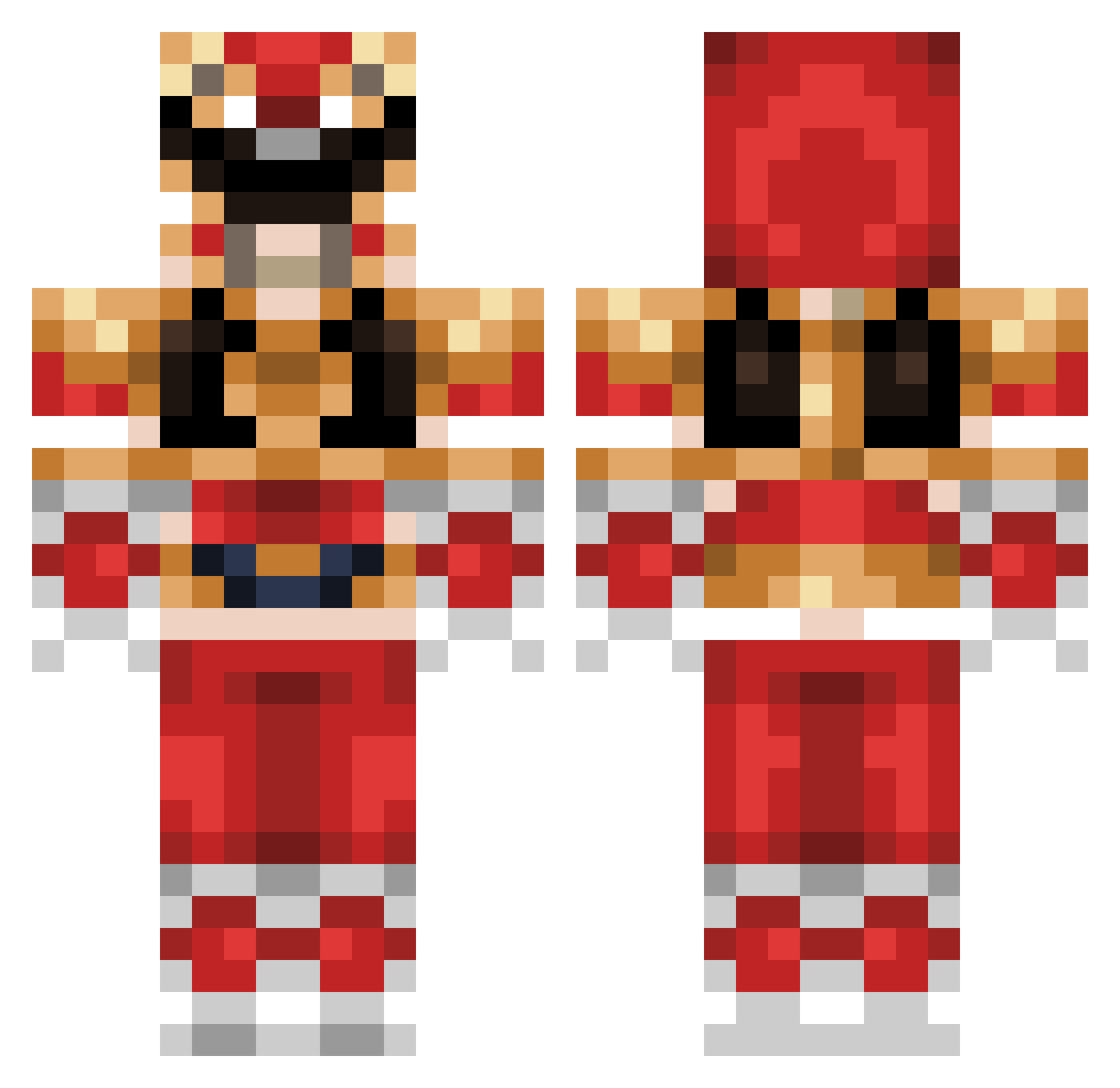 walrusishere Minecraft skin, front and back view