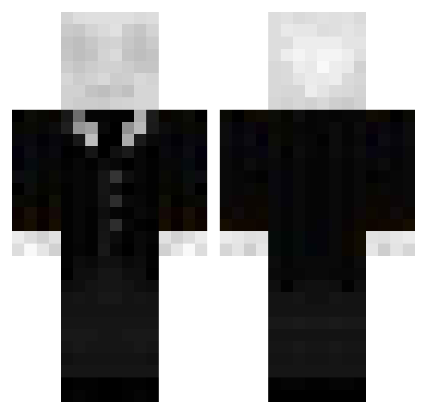 PussSniffer300 Minecraft skin, front and back view