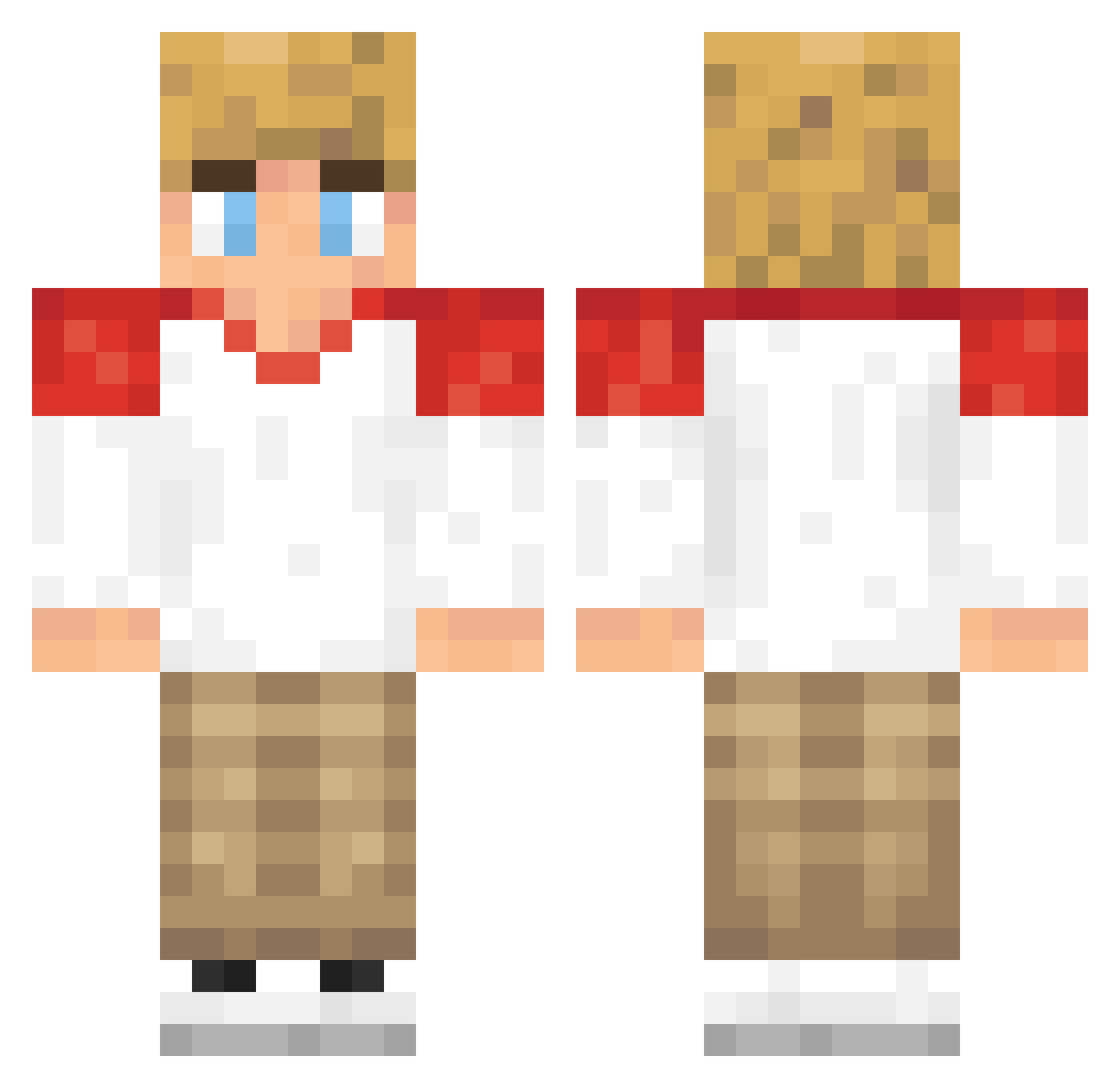 skibidiohirizz2 Minecraft skin, front and back view